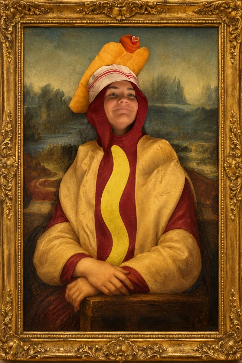 The Mona Lisa, but it's Henry